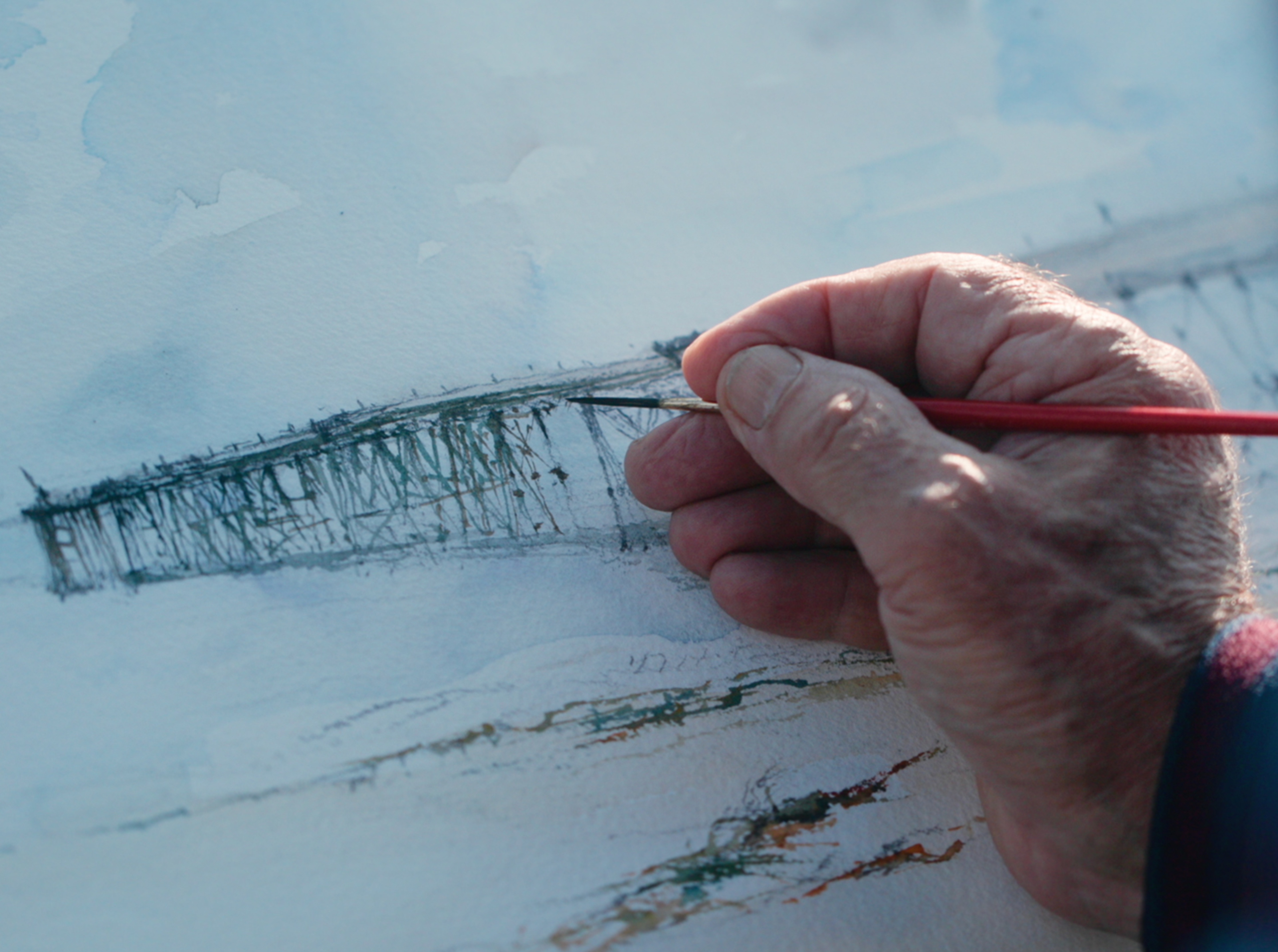 GRANDAD AND THE PIER